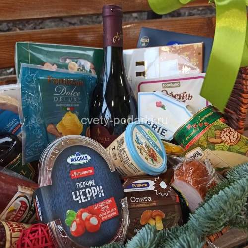 Корзина подарочная «Деликатесы ассорти»  
